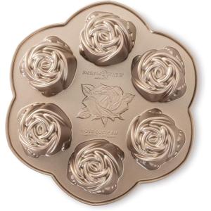 Nordic Ware Floral Cakelet, 3 Cups, Toffee(2.25 Cup Capacity)