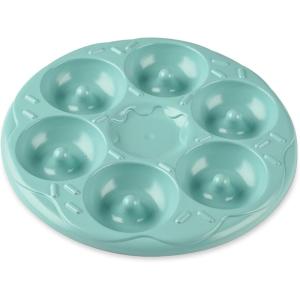 Nordic Ware Microwave Donut Bites Pan, Six 1/8 Cup Cavities, Sea Glass(Six 1/8 Cup Cavities)