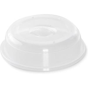 Nordic Ware Microwave Up & Away-Easy Stow – 11-inch Food Safe Lid, Plate Cover with Steam Vents, Anti-Splash Microwave Lid, Contains Moisture, Space-Saving Storage Bracket included(8-Inch (Pack of 1))