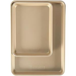 Nordic Ware Naturals Nonstick Half Sheet, 2-pack(Half and Quarter Sheet)