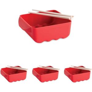 Nordic Ware Ramen Rush with Chopsticks, 3.6 Cup, Microwave Noodle Cooker(3.6 Cup (Pack of 4))