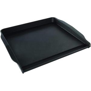 Nordic Ware Stovetop Backsplash Griddle, Black, Nonstick(Single Burner)