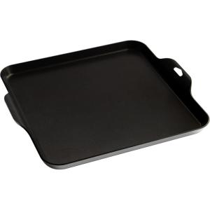 Nordic Ware Two Burner Griddle, 10.3 x 17.4 inches, Non-Stick, Black(12.8″ x 11.4″ x 1.3″)