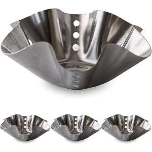 Grilled Tortilla Bowl Maker(Fits up to 12″ tortillas (Pack of 4))
