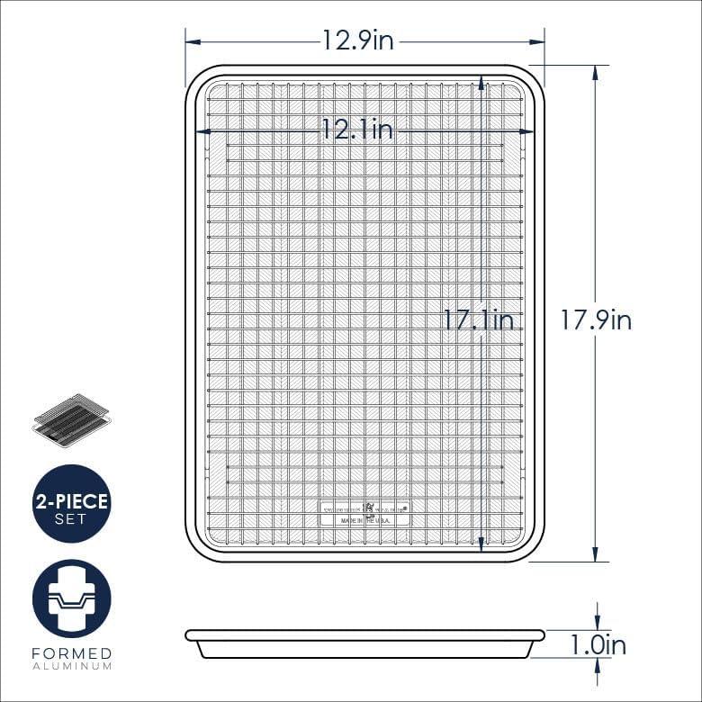 imageNordic Ware Prism Big Sheet and Half Sheet Set1 Pack