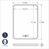 Nordic Ware Naturals Half Sheet – USA Made Aluminum Commercial Quality Sheet Pan for Baking or Roasting, Encapsulated Galvanized Steel Rim Prevents Warping, 1-Pack