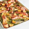 Nordic Ware Naturals Half Sheet – USA Made Aluminum Commercial Quality Sheet Pan for Baking or Roasting, Encapsulated Galvanized Steel Rim Prevents Warping, 1-Pack