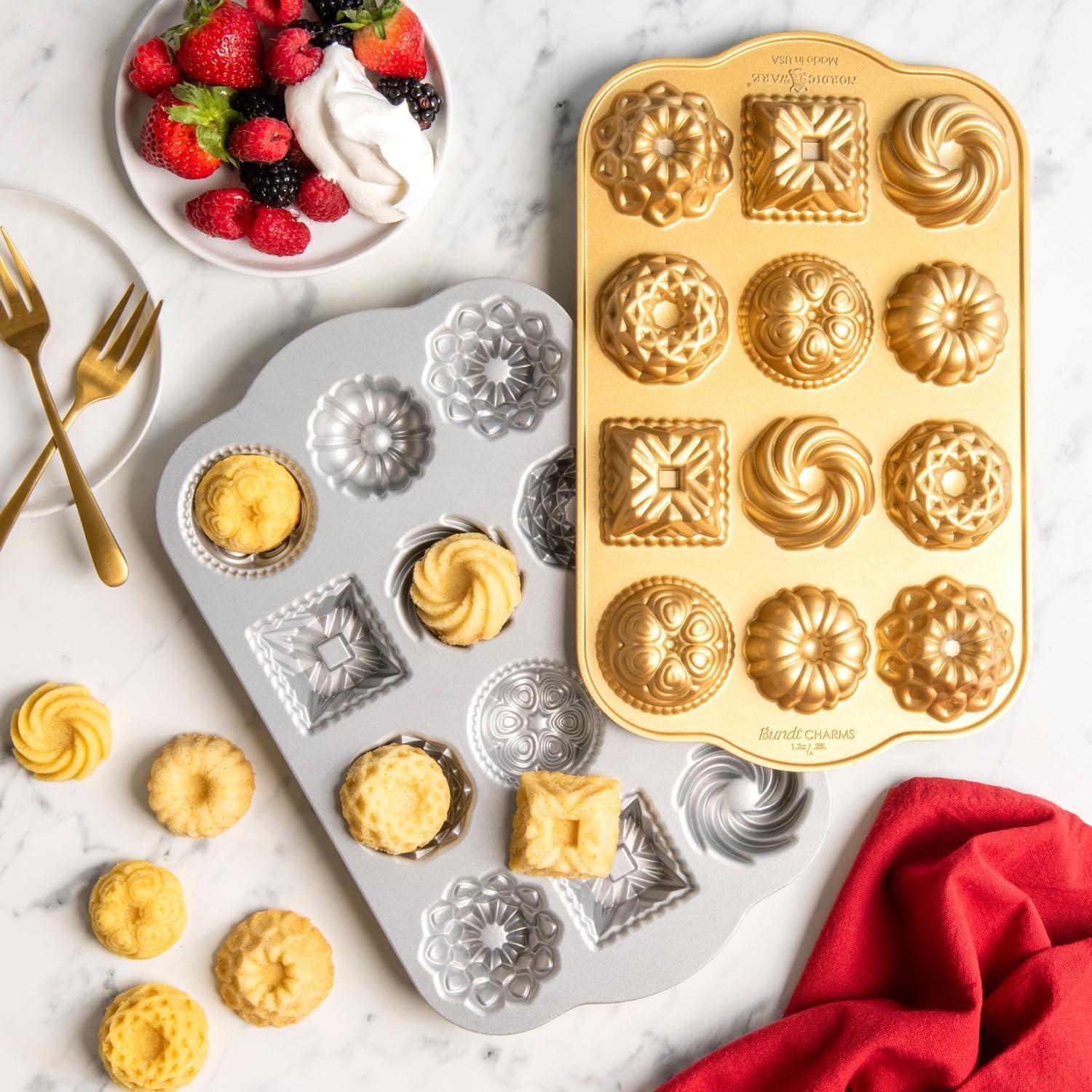image:imageNordic Ware Bundt Charms 12 Cup Gold12 Cup