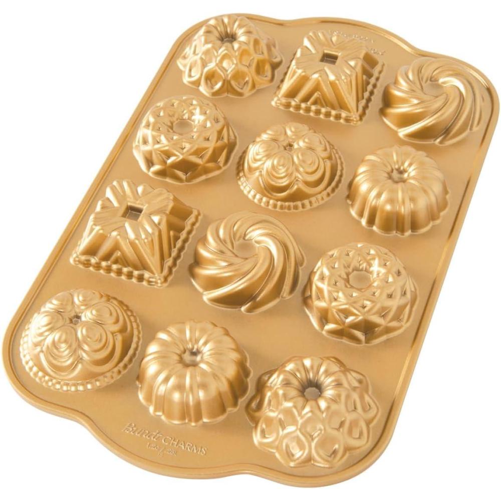 image:imageNordic Ware Bundt Charms 12 Cup Gold12 Cup