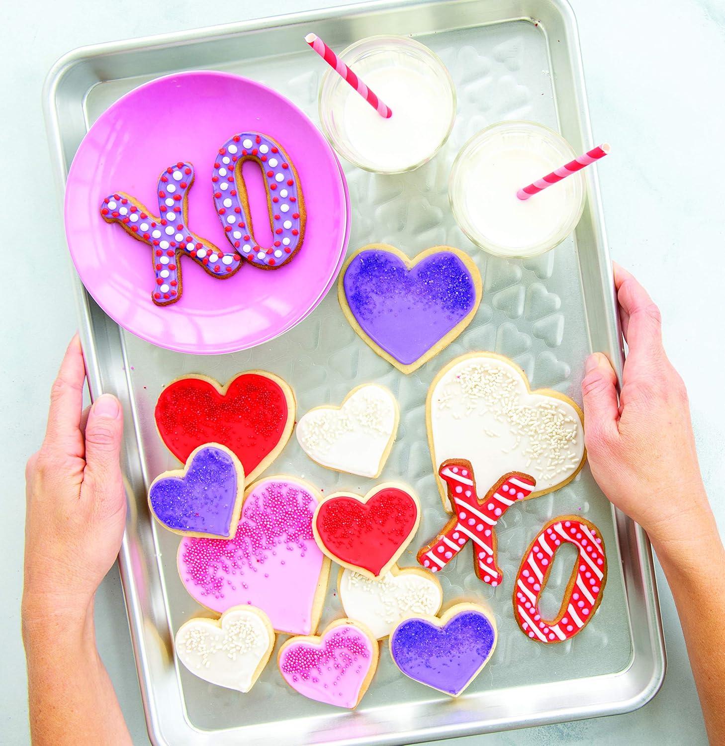 image:imageNordic Ware Embossed Naturals Ornament Pattern Half SheetEmbossed Heart
