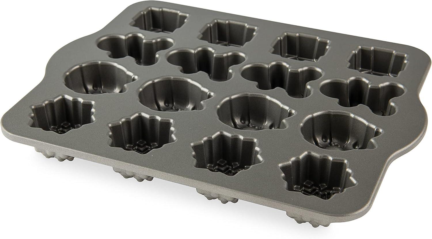 image:imageNordic Ware Holiday Teacakes Cakelet 3 Cup Capacity Silver