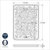 Nordic Ware Embossed Naturals Ornament Pattern Half Sheet(Embossed Ornament)