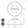 High Dome Grill Lid(11.5 Inch)