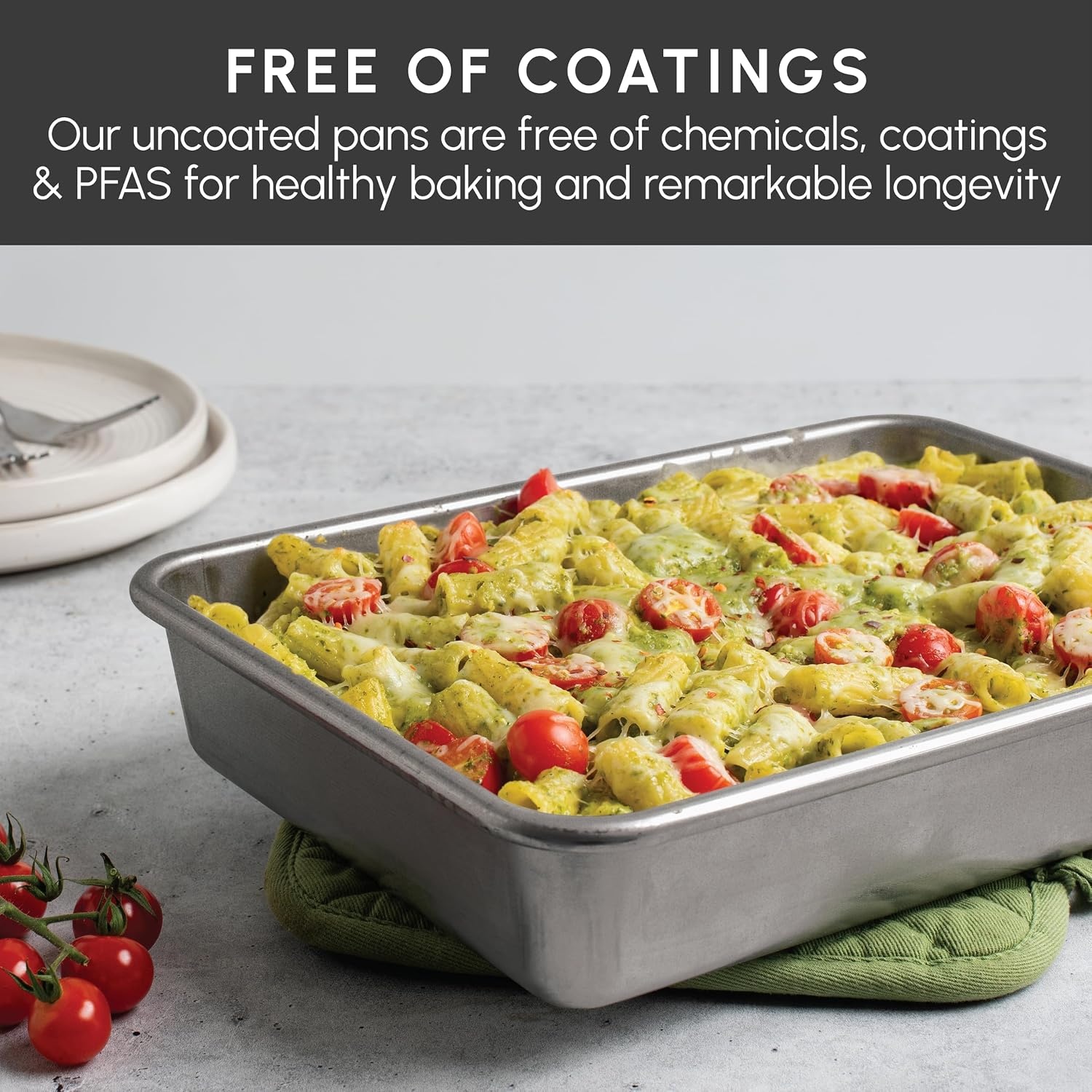 image:imageNordic Ware Aluminized Steel Half Sheet Baking Pan3Piece Bakeware