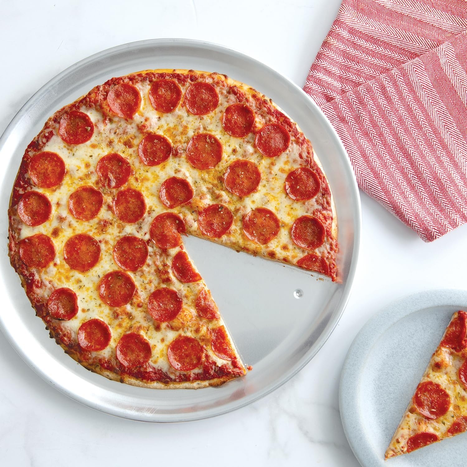image:imageNordic Ware Naturals 16 Air Crisp Aluminum Pizza Pan Set of 2