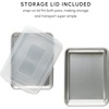 Nordic Ware Aluminized Steel Half Sheet Baking Pan(3-Piece Bakeware)