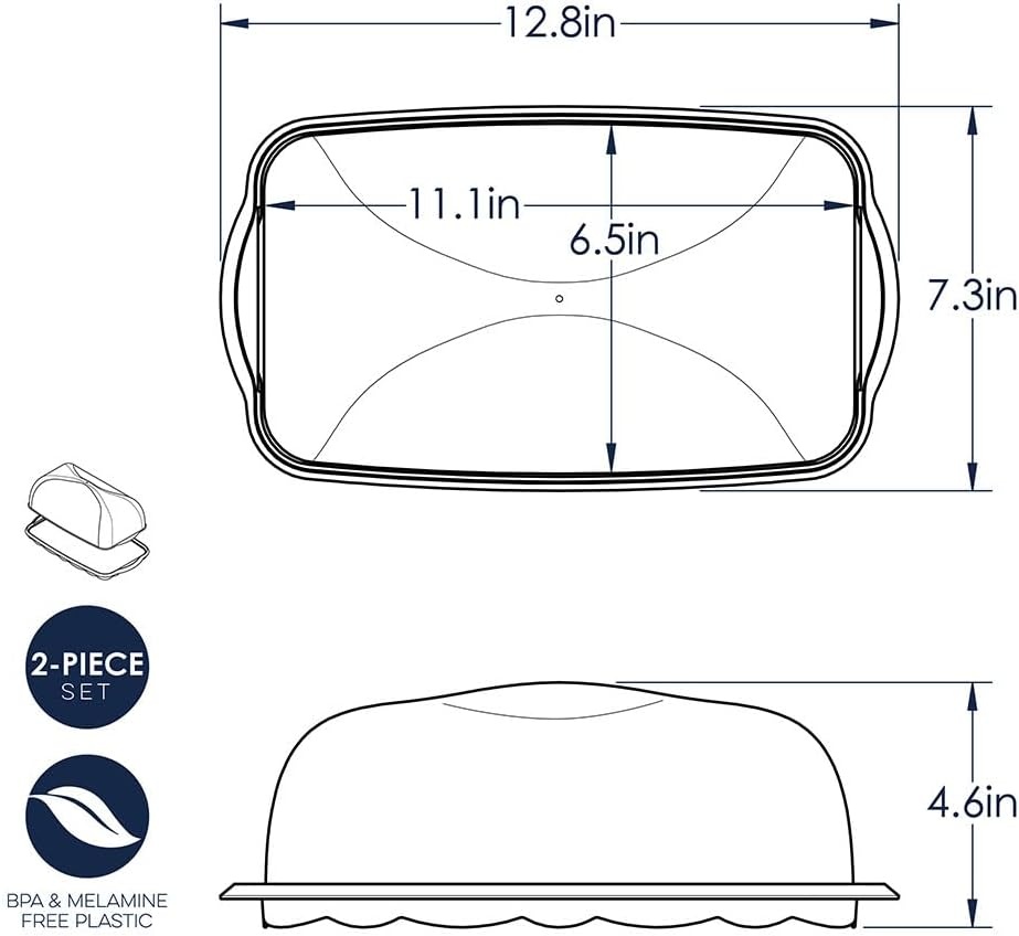 image:imageNordic Ware Formed Fluted Loaf with Keeper Set Clear Lid and White Base