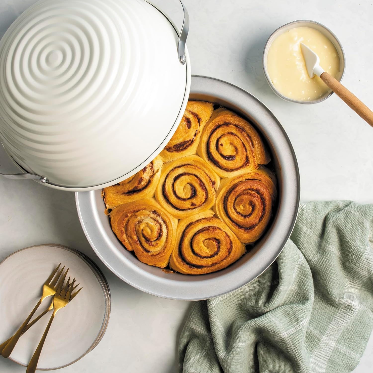 image:imageNordic Ware Sourdough Bread Baking Pan with Lid
