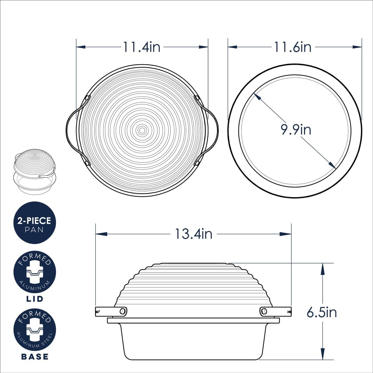 image:imageNordic Ware Sourdough Bread Baking Pan with Lid