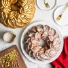 Nordic Ware Laurel Wreath Bundt, 10-Cup, Gold