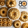 Nordic Ware Laurel Wreath Bundt, 10-Cup, Gold