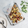 Nordic Ware Naturals 5-Piece Bake Set including Quarter Sheet, 9 x 13 Rectangular Pan, 12-Cup Muffin Pan, Multi-Task Oven & Cooling Rack, and a High Domed Lid